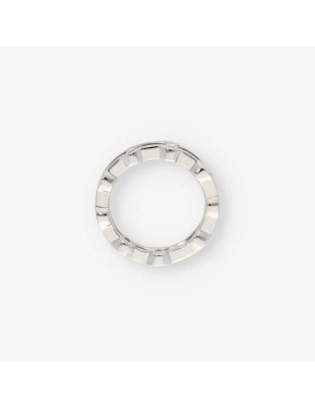 Anillo en oro blanco 18kt con brillantes