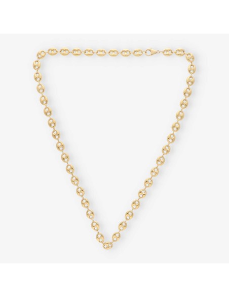 Cadena de calabrotes 65cm en oro 18kt