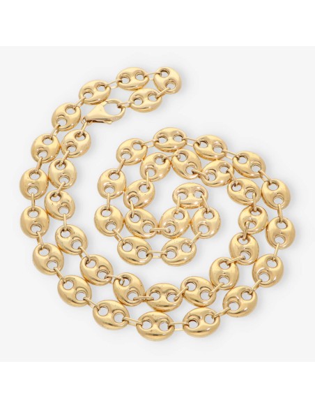 Cadena de calabrotes 65cm en oro 18kt
