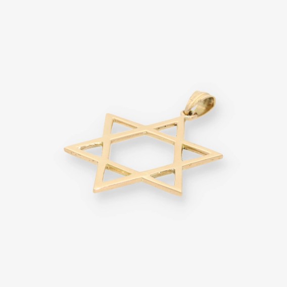 Colgante estrella de David oro 18kt