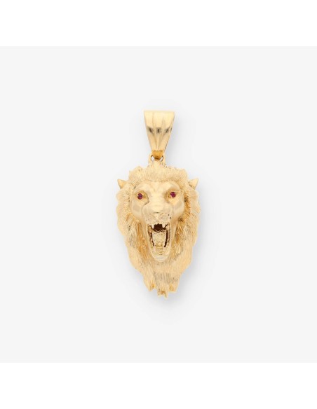Cabeza LeÃ³n en oro 18kt