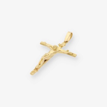 Colgante cruz en oro 18kt 2