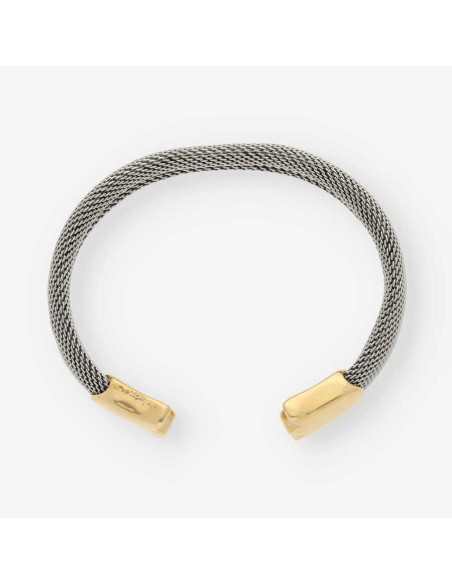 Pulsera esclava Tous en acero y oro