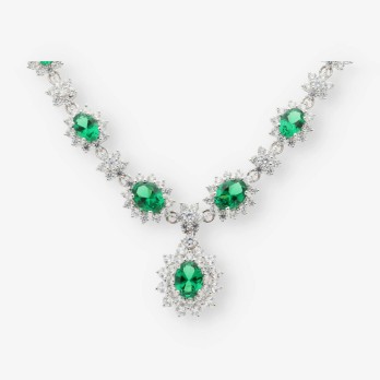 Gargantilla en oro blanco 18kt 2