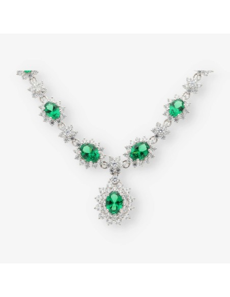 Gargantilla en oro blanco 18kt