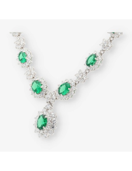 Gargantilla en oro blanco 18kt