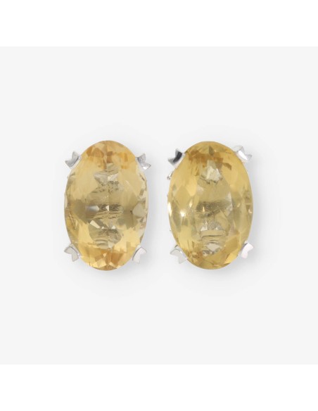 Pendientes en oro blanco 18kt
