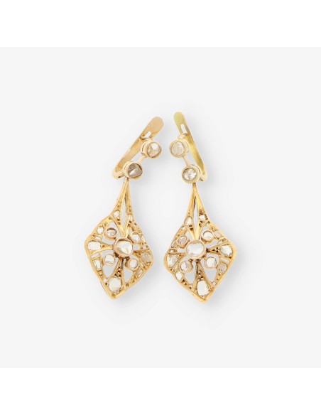 Pendientes vintage en oro 18kt