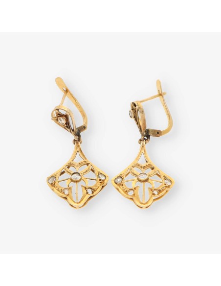 Pendientes tipo cordobes oro