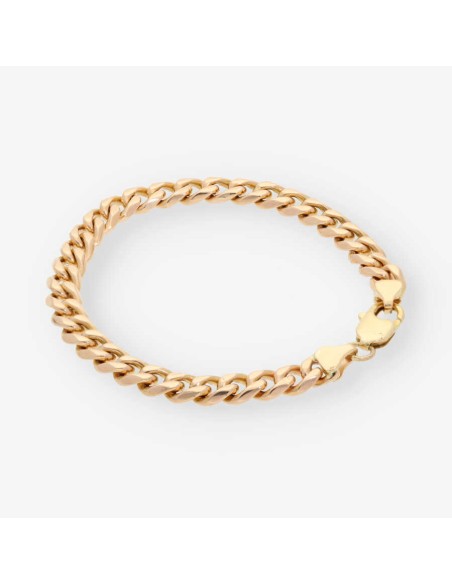 Pulsera barbada en oro 18kt