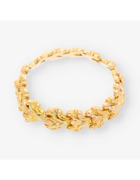 Pulsera semirrÃ­gida en oro 18kt