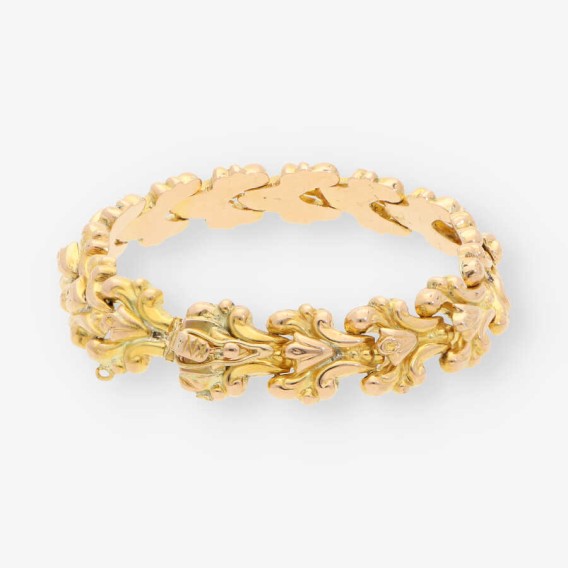 Pulsera semirrÃ­gida en oro 18kt