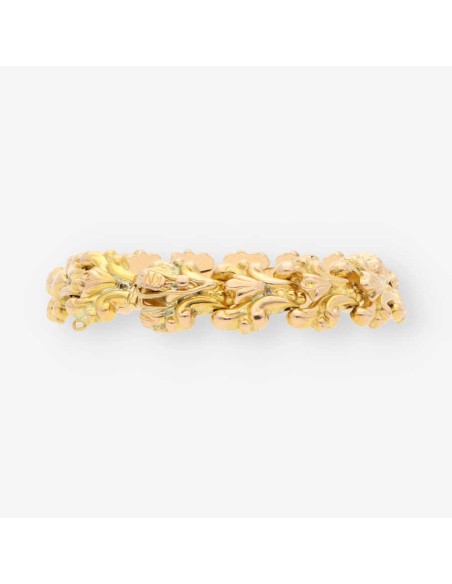Pulsera semirrÃ­gida en oro 18kt