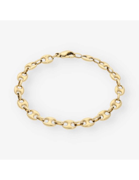 Pulsera de calabrotes en oro 18kt