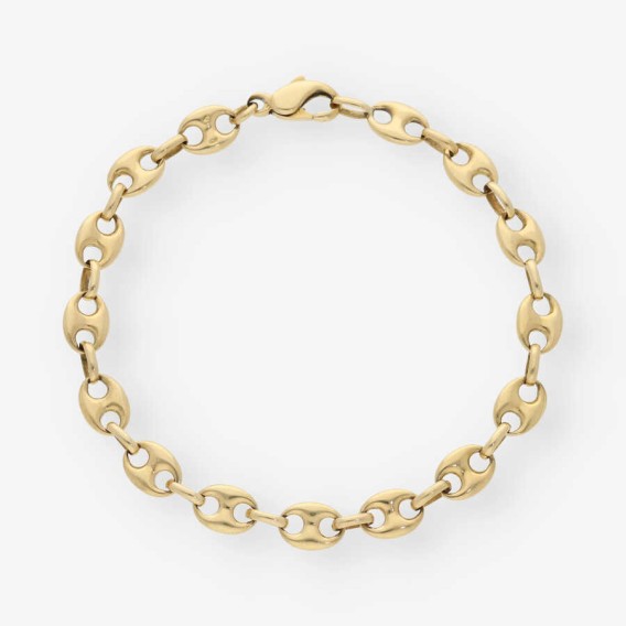 Pulsera de calabrotes en oro 18kt