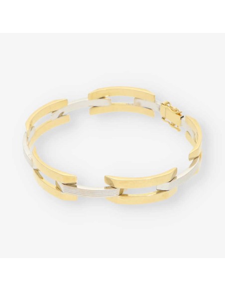 Pulsera semirrÃ­gida en oro 18kt