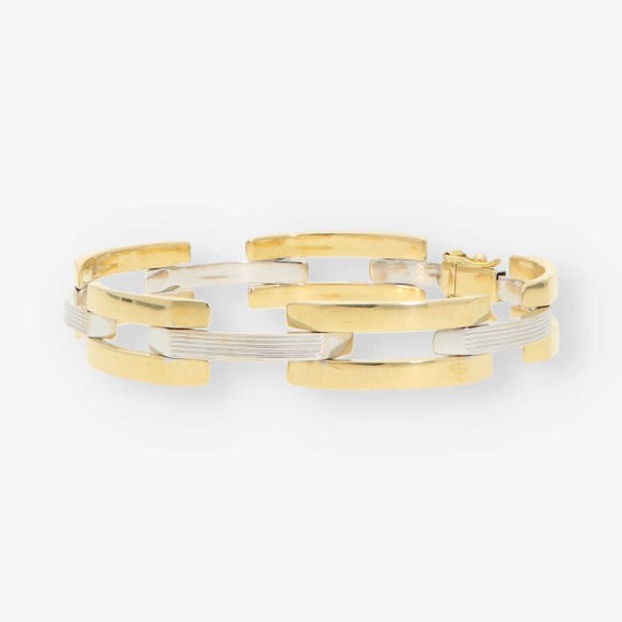 Pulsera semirrÃ­gida en oro 18kt
