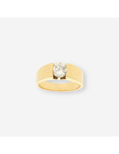 Anillo oro y bri aprox. 1.10 Qt