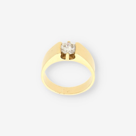 Anillo oro y bri aprox. 1.10 Qt