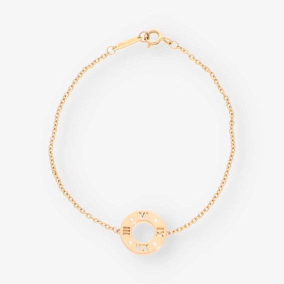 Pulsera Tiffany en oro 18kt y brillantes