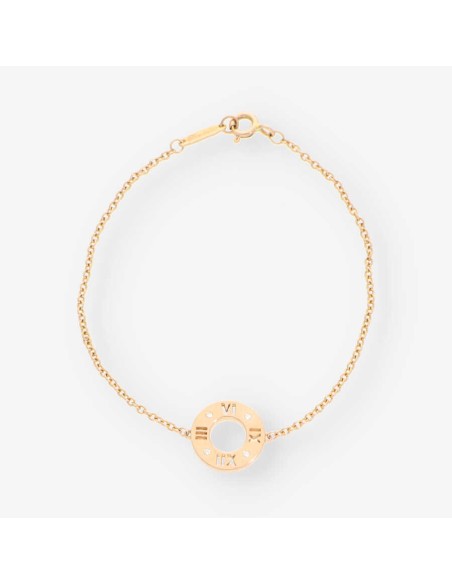 Pulsera Tiffany en oro 18kt y brillantes