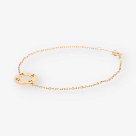 Pulsera Tiffany en oro 18kt y brillantes
