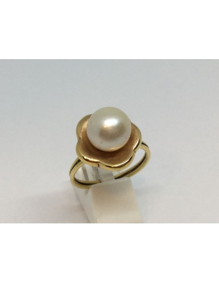 Sortija Tous en oro y perla cultivada