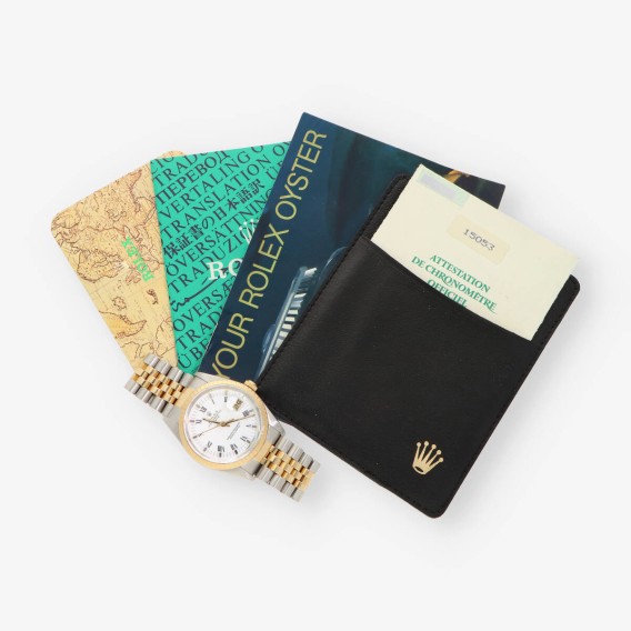 Rolex Oyster Perpetual Date 15053 caja y documentos