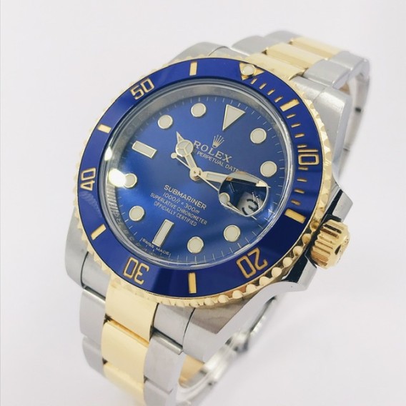 Rolex Submariner mixto 	116613LB con caja y documento