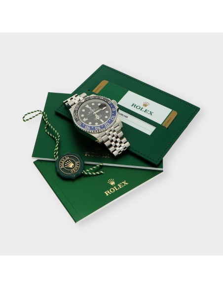 Rolex GMT Master II Batman 126710BLNR box & papers