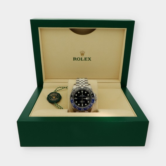 Rolex GMT Master II Batman 126710BLNR box & papers