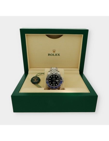 Rolex GMT Master II Batman 126710BLNR box & papers