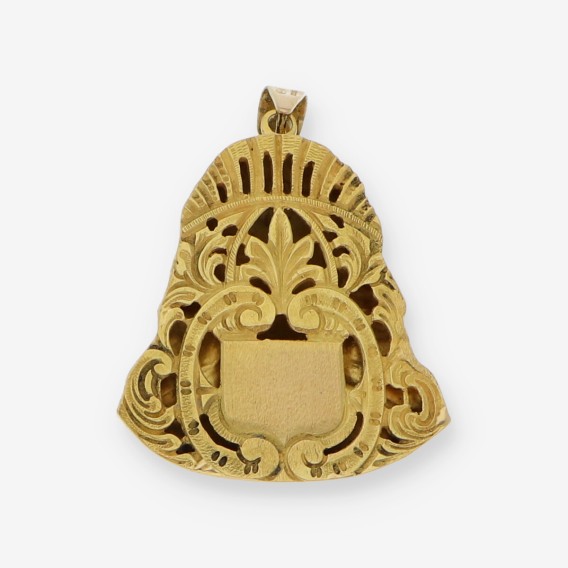 Colgante Camaron de la Isla oro 18kt