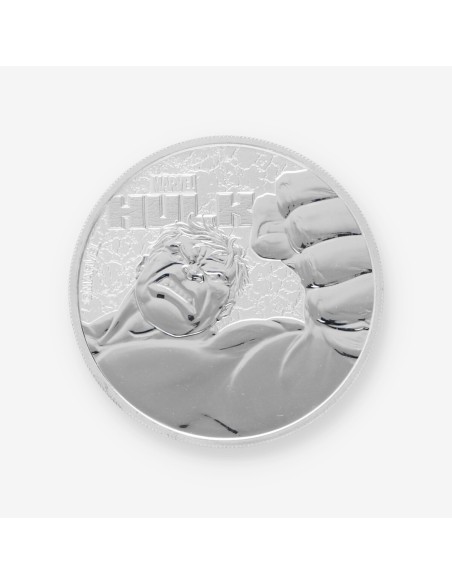 Moneda de plata Hulk