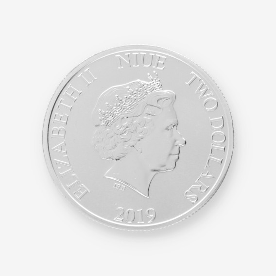 Moneda de plata Mickey Mouse