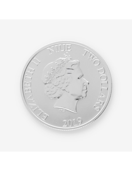 Moneda de plata Darth Vader