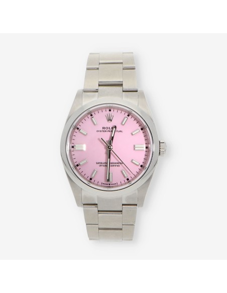 Rolex Oyster Perpetual 36 Candy Pink caja y documentos