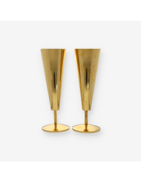 Par de copas en oro 18kt