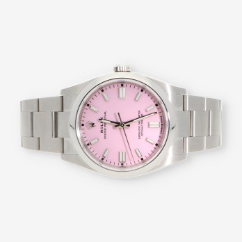 Rolex Oyster Perpetual 36 Candy Pink caja y documentos 2