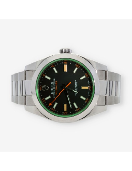 Rolex Milgauss 116400GV caja y documento 2012