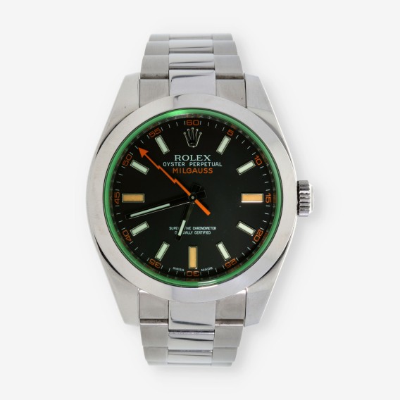Rolex Milgauss 116400GV caja y documento 2012