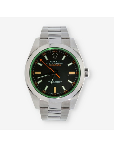 Rolex Milgauss 116400GV caja y documento 2012