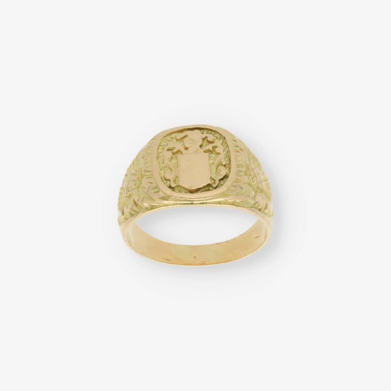 Anillo sello en oro 18kt