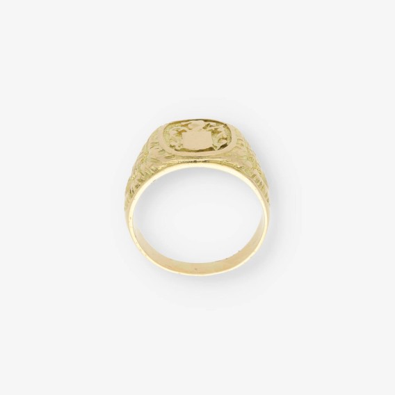 Anillo sello en oro 18kt