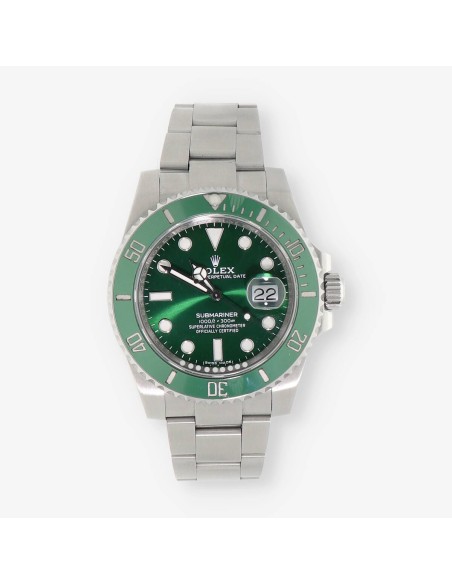 Rolex Submariner 116610LV Hulk con caja y documentos