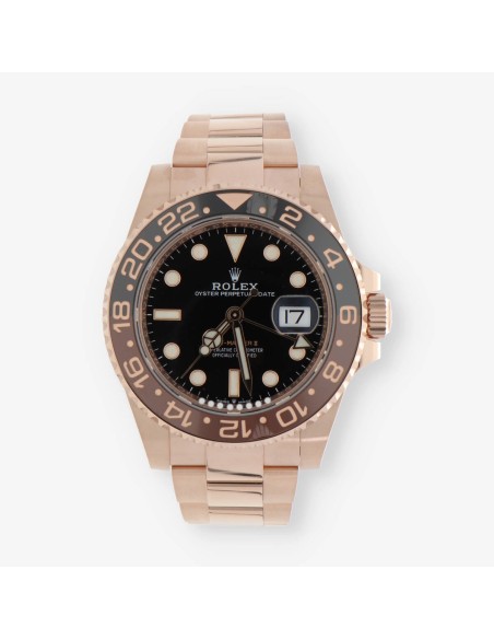 ROLEX GMT EN ORO ROSA 18KT NUEVO 126715CHNR