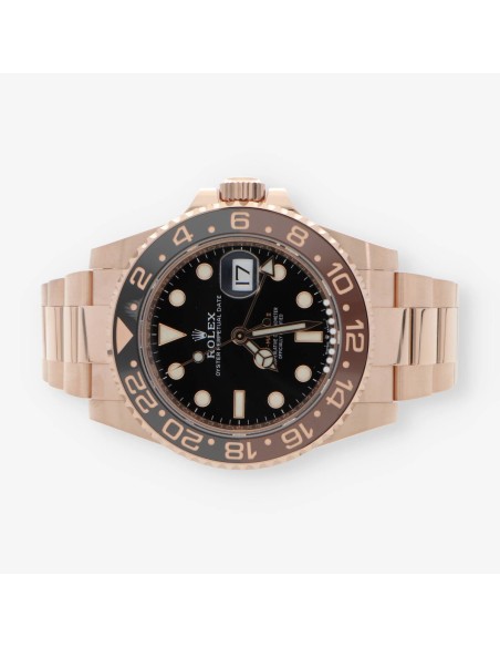 ROLEX GMT EN ORO ROSA 18KT NUEVO 126715CHNR