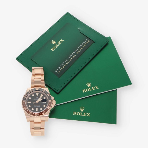 ROLEX GMT EN ORO ROSA 18KT NUEVO 126715CHNR