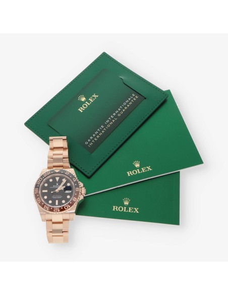 ROLEX GMT EN ORO ROSA 18KT NUEVO 126715CHNR