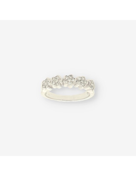 Anillo oro blanco y bri TOUS